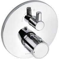 Смеситель для душа Kludi Zenta 388350545 с термостатом Хром латунь встраиваемый термостатический