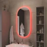 Зеркало Cezares Ellisse 50 CZR-SPC-ELS-500-950-RGB-TCH с подсветкой с сенсорным выключателем и функцией памяти стекло