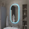 Зеркало Cezares Ellisse 50 CZR-SPC-ELS-500-950-RGB-TCH с подсветкой с сенсорным выключателем и функцией памяти стекло