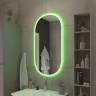 Зеркало Cezares Ellisse 50 CZR-SPC-ELS-500-950-RGB-TCH с подсветкой с сенсорным выключателем и функцией памяти стекло