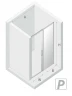 Душевая дверь New Trendy Prime Chrome 110 R D-0301A профиль Хром стекло прозрачное