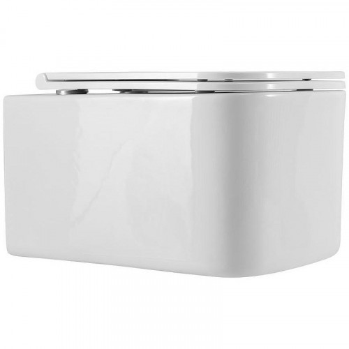 Унитаз Art&amp;Max Latina AM215CHR/SC подвесной с сиденьем Микролифт