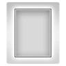 Зеркало Wellsee 7 Rays' Spectrum 70 172201360-172201370 с подсветкой цвет Черный матовый с сенсорным выключателем