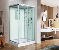 Душевая кабина WeltWasser WW500 Laine 1214 120x90 10000003277 профиль Хром стекло прозрачное