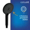 Смеситель для ванны Cersanit Vibe 68930 цвет Черный матовый