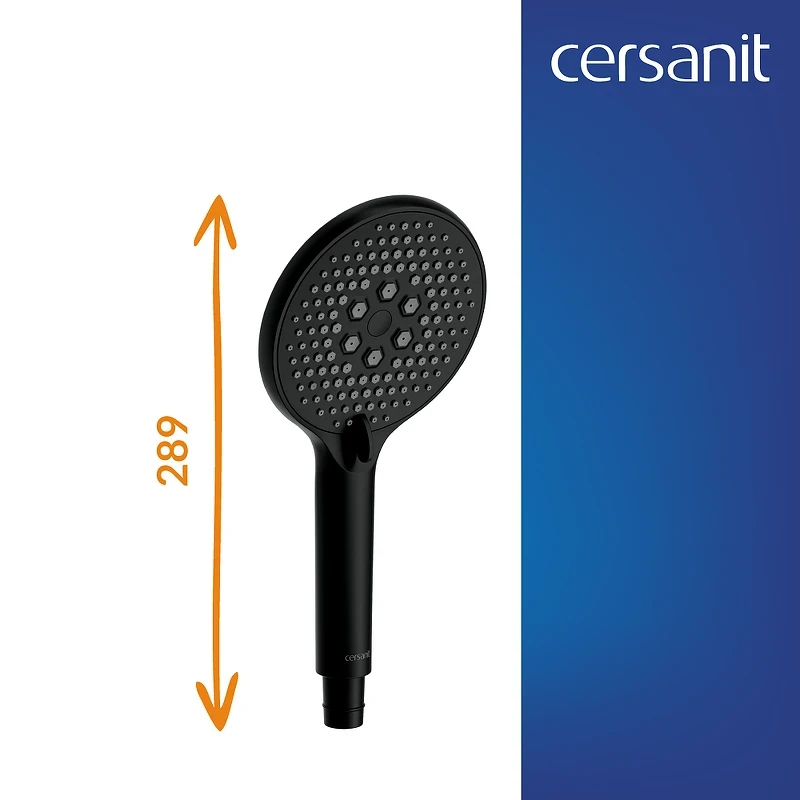 Смеситель для ванны Cersanit Vibe 68930 цвет Черный матовый