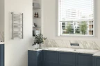 Водяной полотенцесушитель Сунержа Богема+ выгнутая 800х500 31-0221-8050 Черный матовый нержавеющая сталь