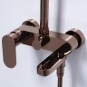 Душевая система WasserKRAFT Asphe A17301 Розовое золото латунь на стену