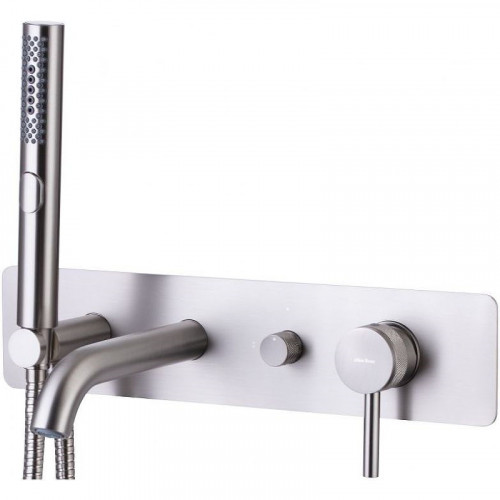 Смеситель для ванны Allen Brau Priority 5.31006-BN Никель брашированный латунь встраиваемый