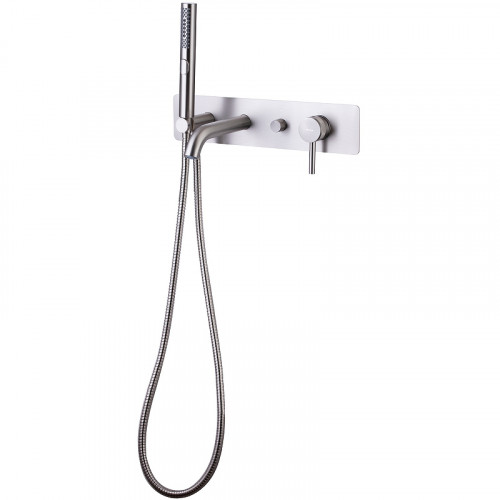 Смеситель для ванны Allen Brau Priority 5.31006-BN Никель брашированный латунь встраиваемый