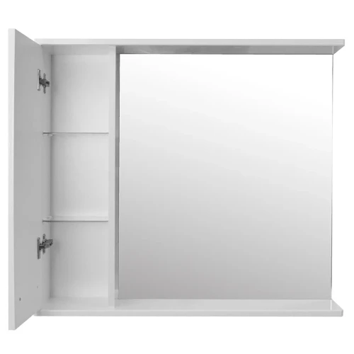 Зеркало со шкафом Loranto Дина 75 L CS00049719 цвет Белый