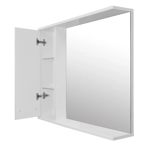Зеркало со шкафом Loranto Дина 75 L CS00049719 цвет Белый
