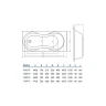 Акриловая ванна Koller Pool Malibu 170x75 без гидромассажа