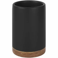 Стакан для зубных щеток WasserKRAFT Vils K-6128 Черный