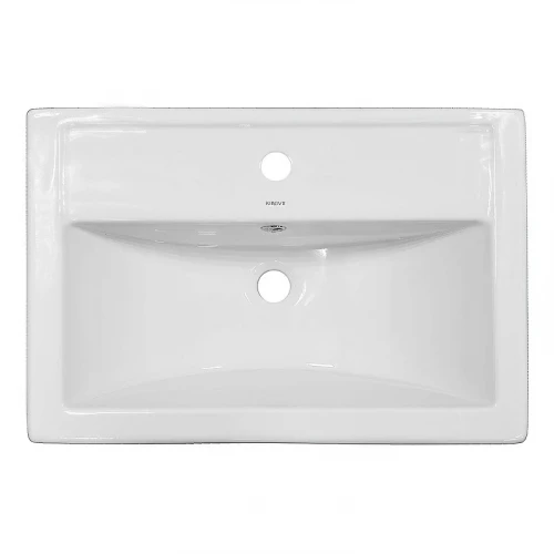 Тумба с раковиной Azario Kantri 60 CS00097250 цвет Белый глянец