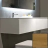 Тумба с раковиной SanVit Флай 60 kfly2060 с фактурой под дерево подвесная Акация светлая МДФ / ЛДСП