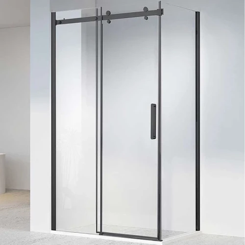 Душевой уголок Vincea Como-N 160x90 VSR-4CN9016CLB профиль Черный стекло прозрачное