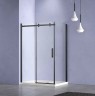 Душевой уголок Vincea Como-N 160x90 VSR-4CN9016CLB профиль Черный стекло прозрачное