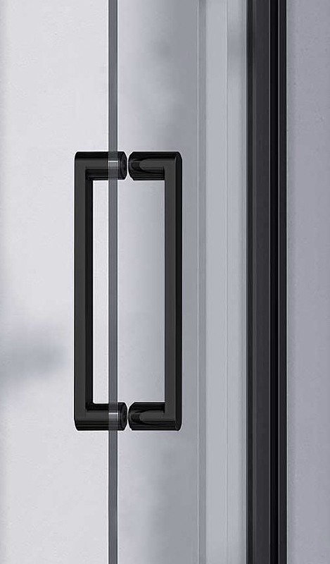 Душевой уголок Vincea Como-N 160x90 VSR-4CN9016CLB профиль Черный стекло прозрачное