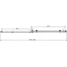 Душевой уголок Vincea Como-N 160x90 VSR-4CN9016CLB профиль Черный стекло прозрачное