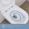 Унитаз подвесной Aqueduto Ovo Plus OVOT0210 Белый глянцевый с сиденьем Микролифт