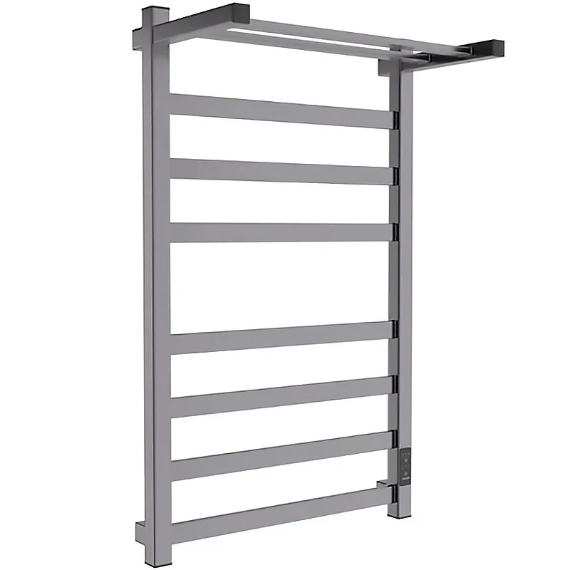 Электрический полотенцесушитель Melodia della vita Moderno Shelf Ferrum 50х80 П8 MTRMSF5080gt с полкой Графит
