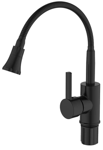 Смеситель для кухни Voda Kitchen KF519B цвет Черный