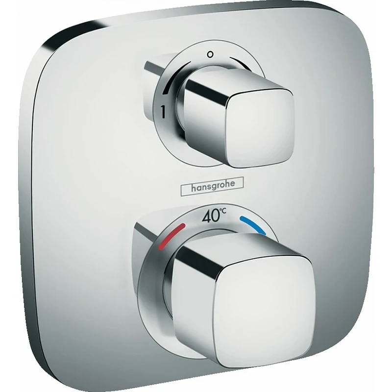 Смеситель для душа Hansgrohe Ecostat E 15708000 с термостатом Хром латунь встраиваемый