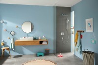 Смеситель для душа Hansgrohe Ecostat E 15708000 с термостатом Хром латунь встраиваемый