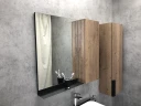 Зеркало со шкафом Comforty Кельн 90 00004147987 Дуб темный МДФ / ЛДСП, стекло