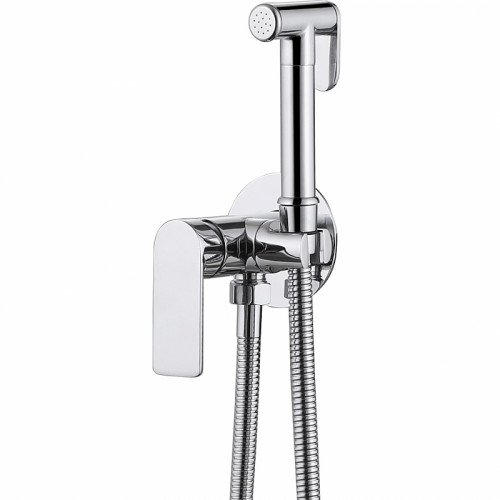 Гигиенический душ со смесителем Abber Weiss Insel AF8025 Хром латунь на стену