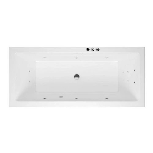Акриловая ванна Excellent Heaven Slim 180x80 WAEX.HEV18S.SMART.CR цвет Белый с гидромассажем форсунки Хром