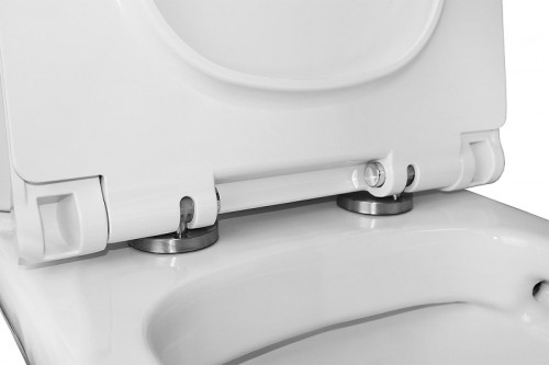 Унитаз компакт Azario Glory AZ-49 цвет Белый с бачком и сиденьем Микролифт