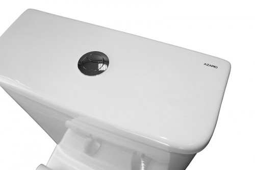 Унитаз компакт Azario Glory AZ-49 цвет Белый с бачком и сиденьем Микролифт
