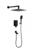 Душевая система FILARETE Waterfall FL1010BL цвет Черный матовый