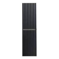 Шкаф пенал Art&Max Elegant 40 AM-ELEGANT-1500-2А-SO-GM-LED подвесной цвет Серый матовый