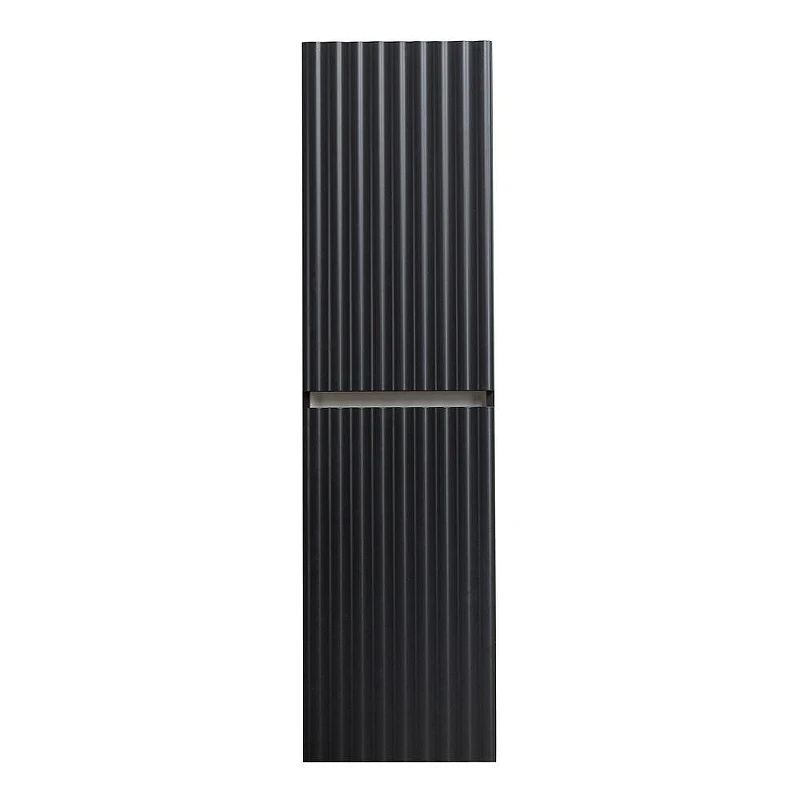 Шкаф пенал Art&Max Elegant 40 AM-ELEGANT-1500-2А-SO-GM-LED подвесной цвет Серый матовый