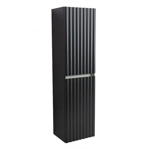 Шкаф пенал Art&Max Elegant 40 AM-ELEGANT-1500-2А-SO-GM-LED подвесной цвет Серый матовый