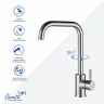 Cмеситель для кухни Ceruttispa Дуилио (Duilio) BN CT10102 12102 цвет Никель матовый