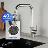 Cмеситель для кухни Ceruttispa Дуилио (Duilio) BN CT10102 12102 цвет Никель матовый