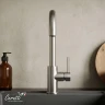 Cмеситель для кухни Ceruttispa Дуилио (Duilio) BN CT10102 12102 цвет Никель матовый