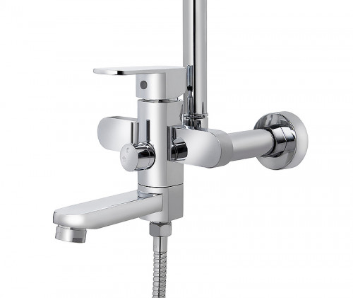 Душевая система Kaiser SX-2060-4 White Белый латунь на стену