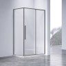 Душевой уголок Vincea Slim-N 120x90 VSR-4SN9012CLGM профиль Вороненая сталь стекло прозрачное