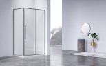 Душевой уголок Vincea Slim-N 120x90 VSR-4SN9012CLGM профиль Вороненая сталь стекло прозрачное