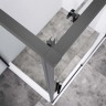 Душевой уголок Vincea Slim-N 120x90 VSR-4SN9012CLGM профиль Вороненая сталь стекло прозрачное