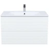 Тумба с раковиной Iddis Bild 80 BIL80W0i95K подвесная Белая матовая