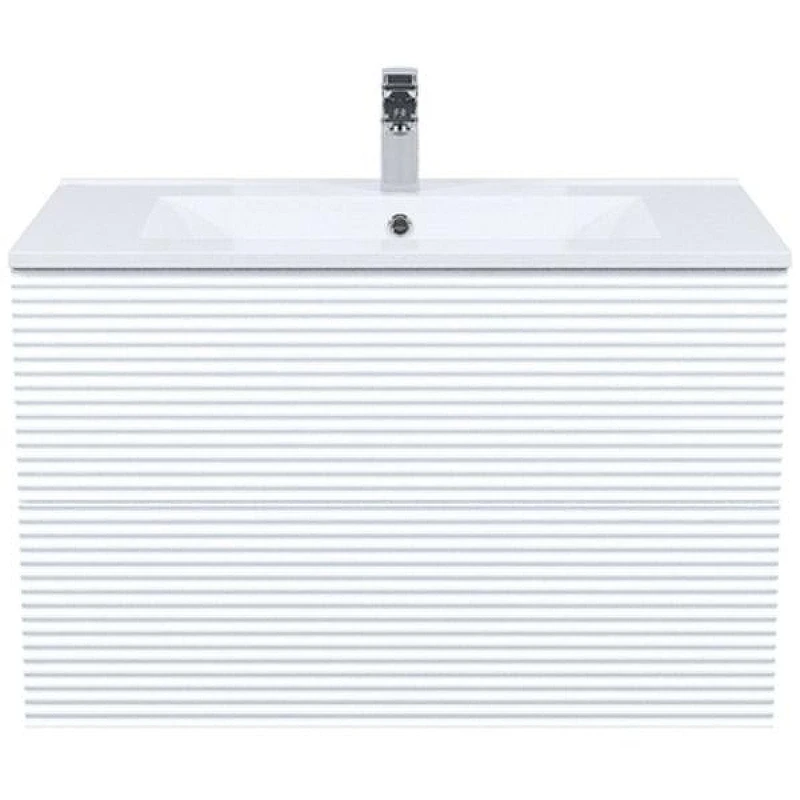 Тумба с раковиной Iddis Bild 80 BIL80W0i95K подвесная Белая матовая