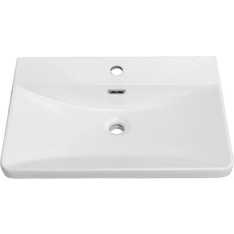 Тумба с раковиной BelBagno Due 60 DUE-600-2C-SO-RN-P+60 BB-8076-3-60 подвесная Rovere Nature