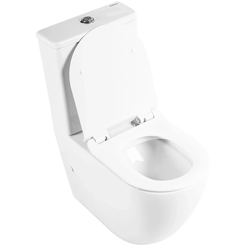 Унитаз компакт BelBagno Sfera-R BB2141CPR/BB2111SC без бачка с сиденьем Микролифт фаянс напольный