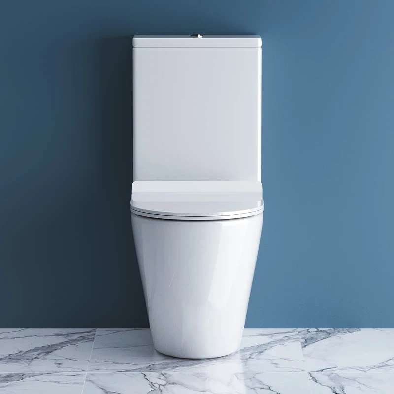 Унитаз компакт BelBagno Sfera-R BB2141CPR/BB2111SC без бачка с сиденьем Микролифт фаянс напольный